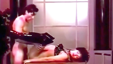 A really horny old lady is giving a great blowjob to a big cock