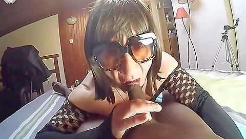 Ebony getting fucked from behind from the POV video