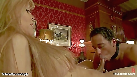 Latina teen sucks two black dicks and gets anal creampie