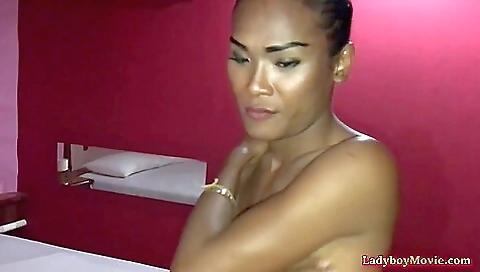 Asian brunette gets on top of her man's dick and fucked