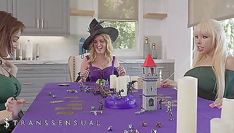 Blonde babe gets double penetration in a hot threesome