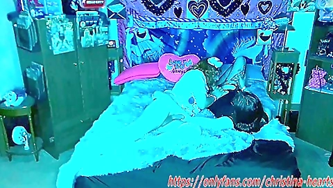 Cosplay babe with red hair and big boobs making a fetish porn video