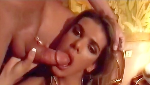 Horny young blonde gets fucked by older dude and a dude too