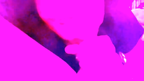 Brunette with tits and small lips filmed in pov on sofa